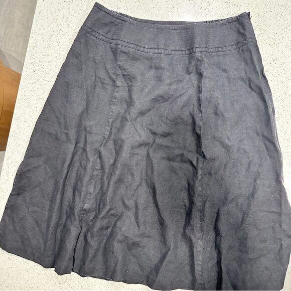 Vintage Talbots Linen A-Line Skirt Plus Size 18w - Picture 2 of 8